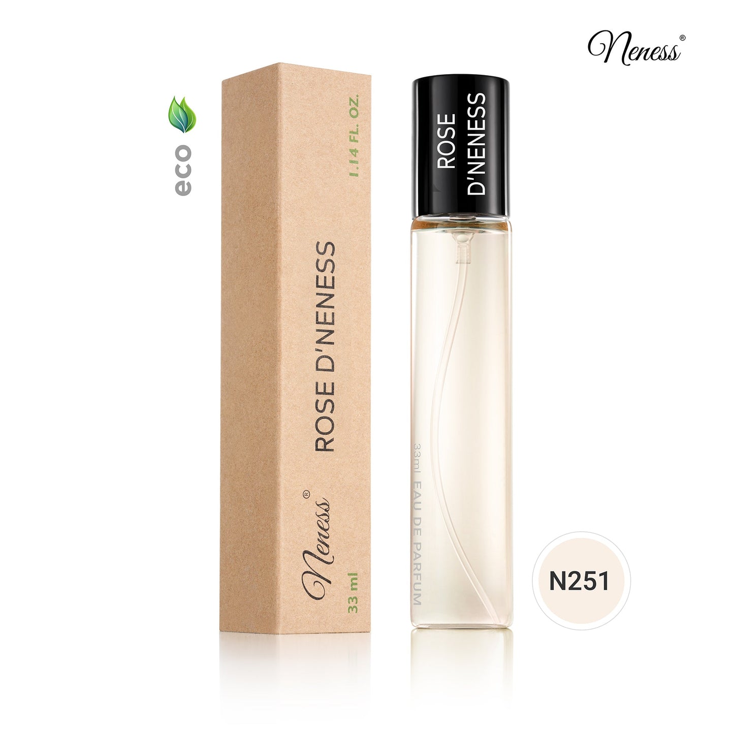 N251. Neness Rose D'Neness - 33 ml - Parfums unisexes