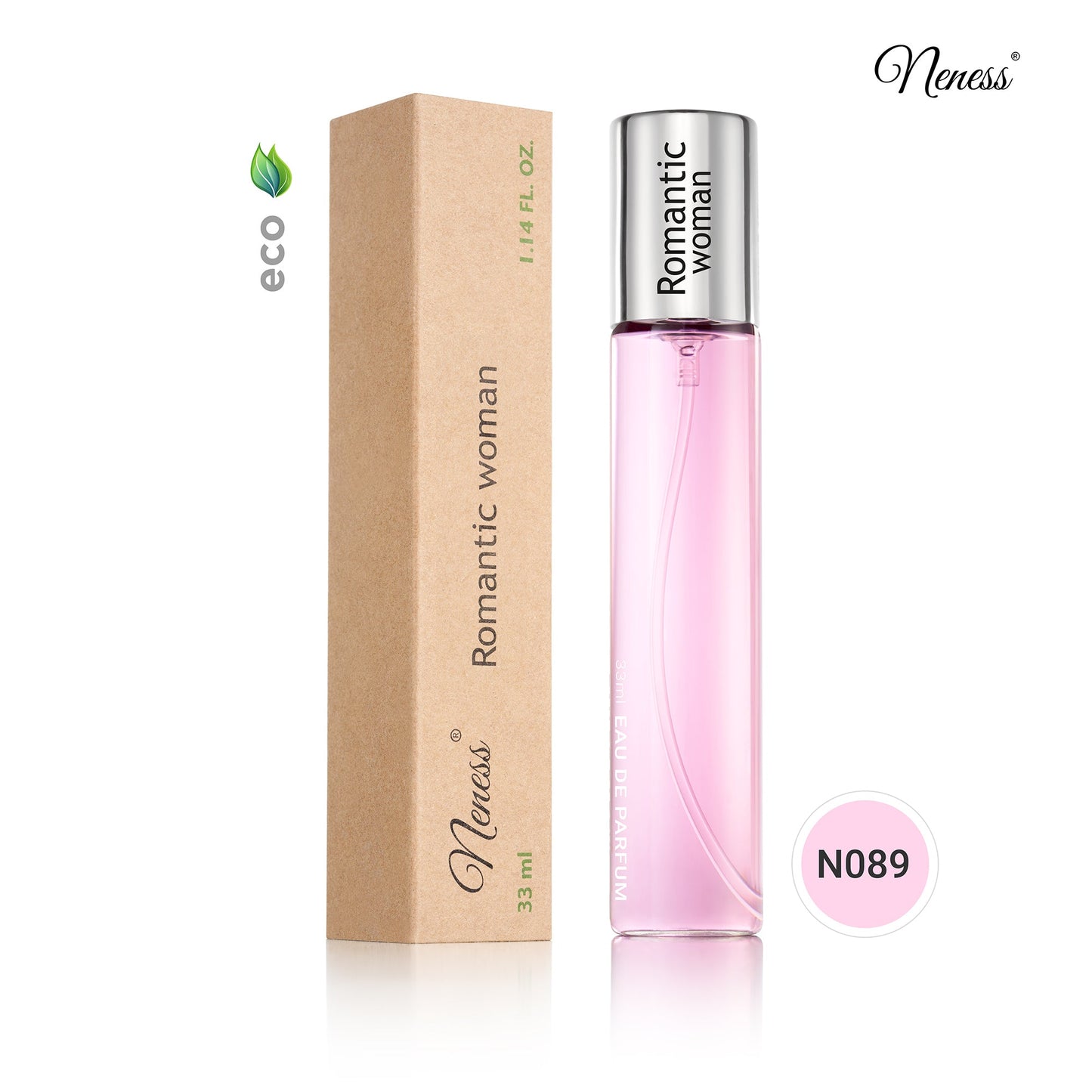 N089. Neness Romantic Woman - 33 ml - Parfum Pour Femme