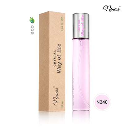 N240. Neness Crystal Way Of Life - 33 ml - Parfum Pour Femme